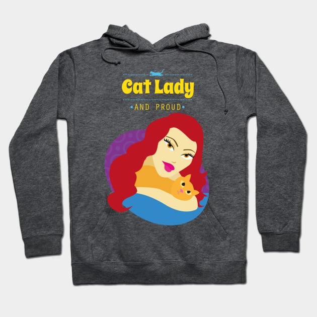 Cat Lady and Proudy Hoodie by Bleckim